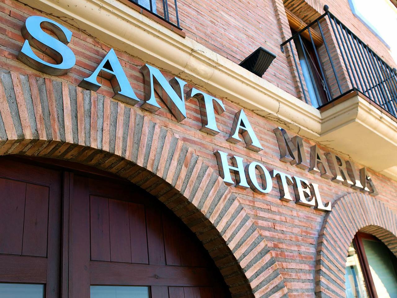 Hotel Santa Maria De Alquézar Exterior foto