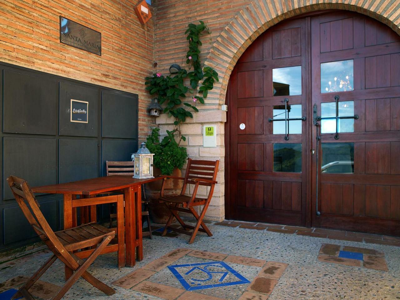 Hotel Santa Maria De Alquézar Exterior foto